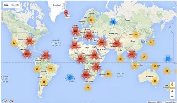 New Alumni Hub: supporting the work of our Alumni 1 alumni map