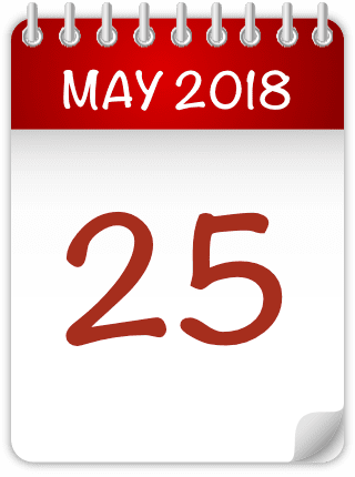 GDPR to take effect one year from now 1 25 May
